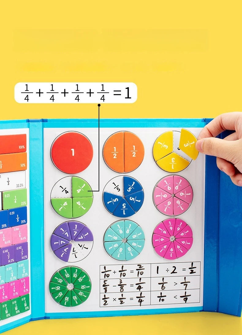 Magnetic Fraction Learning Toy