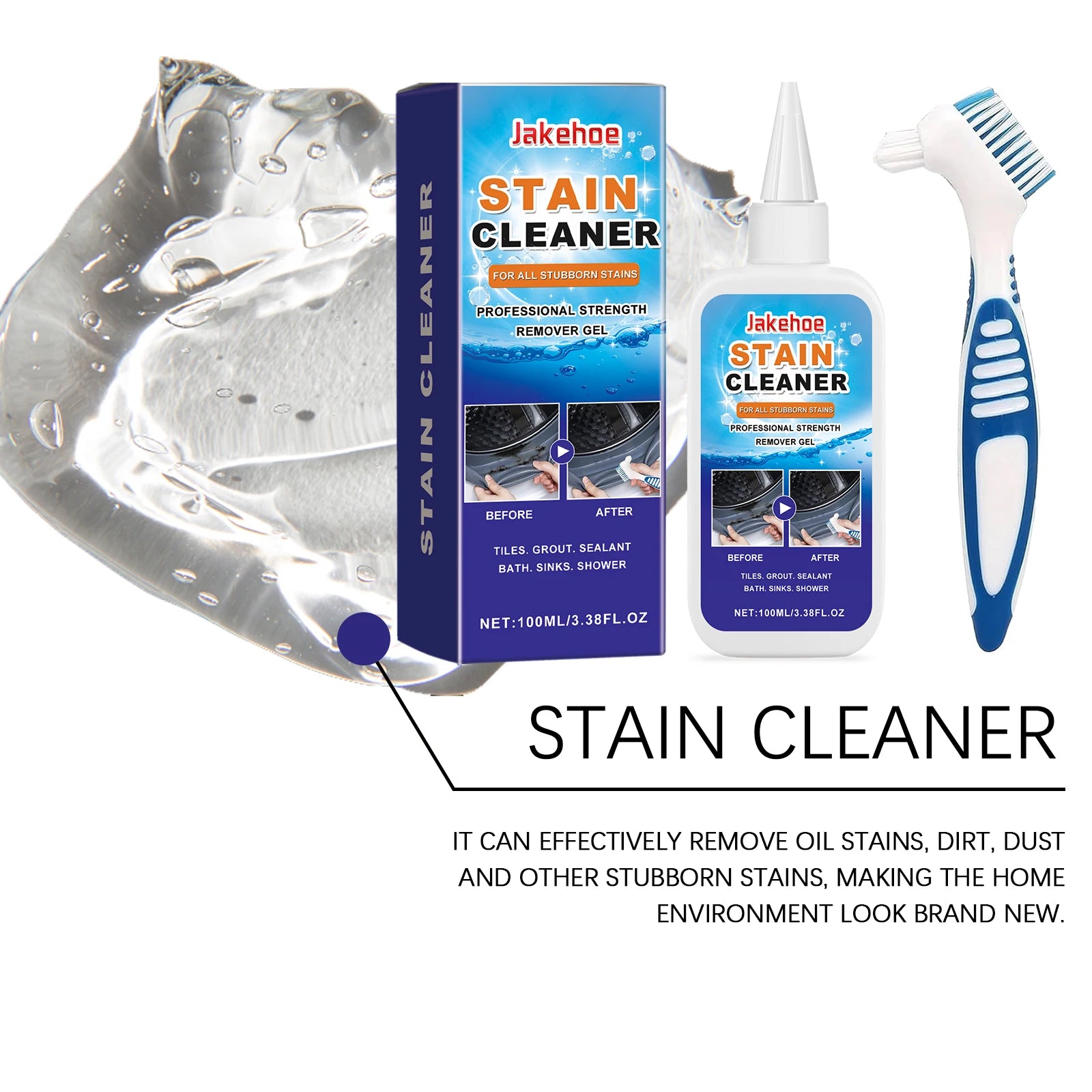 Mildew Stain Remover Gel