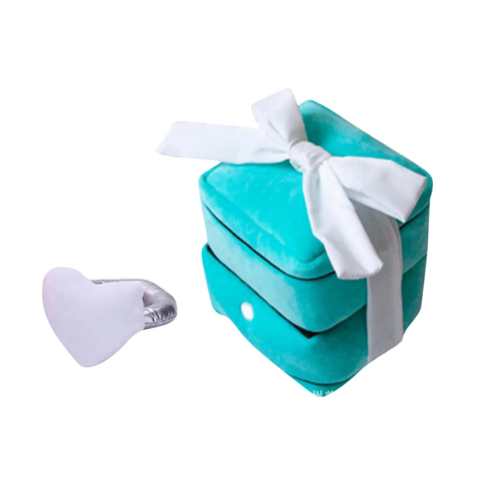 Plush Heart Ring Box