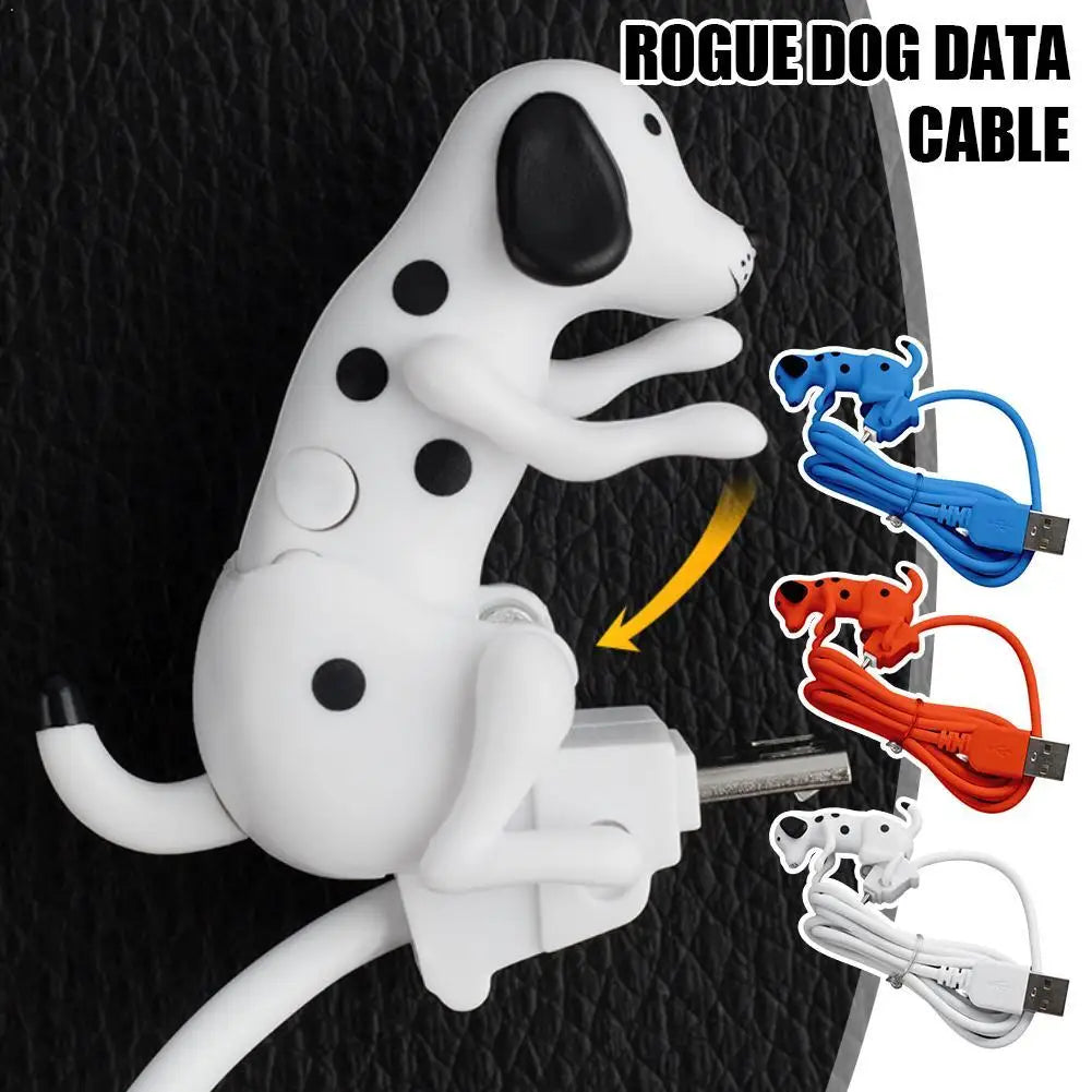 Cute Dog-Shaped Type C Data Cable