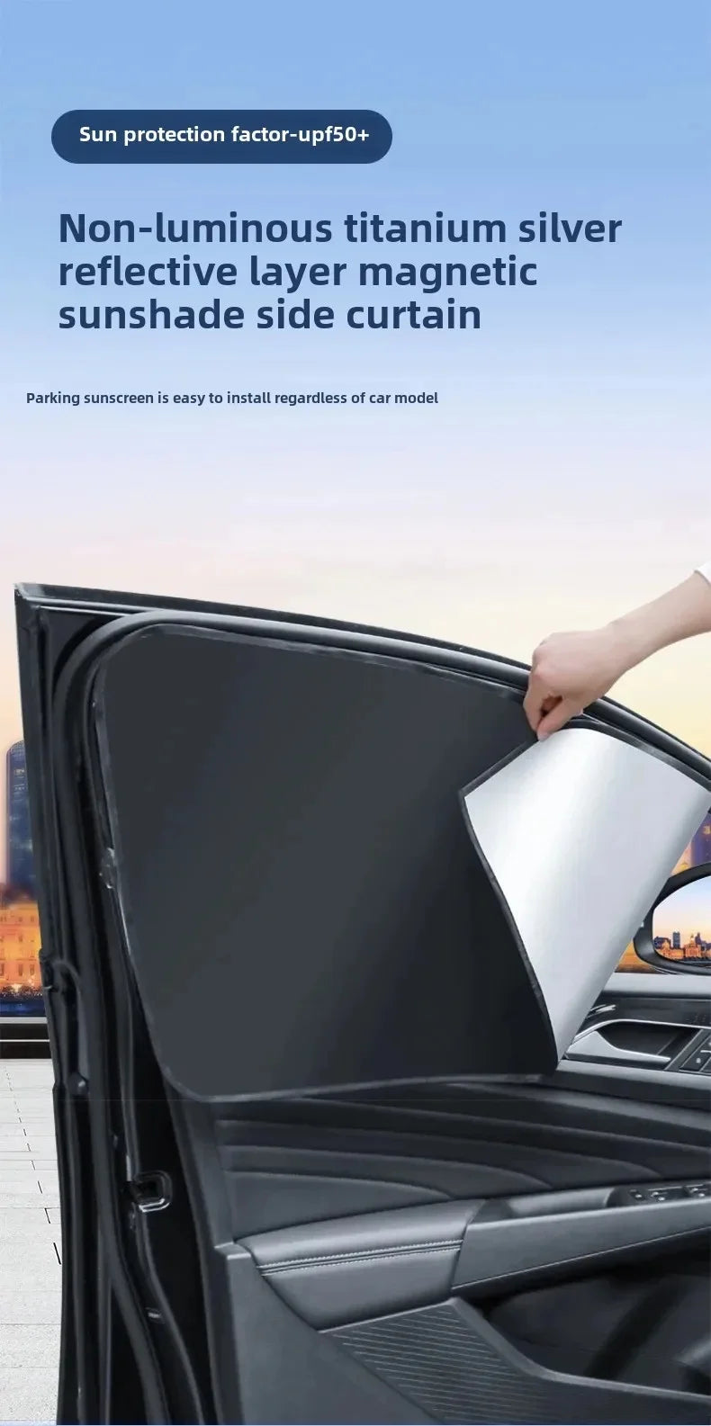 Universal Magnetic Car Window UV Shades