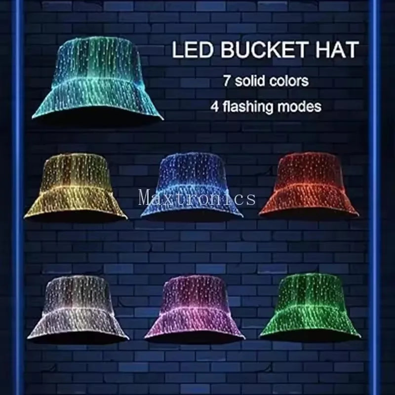 LED Glowing Bucket Hat