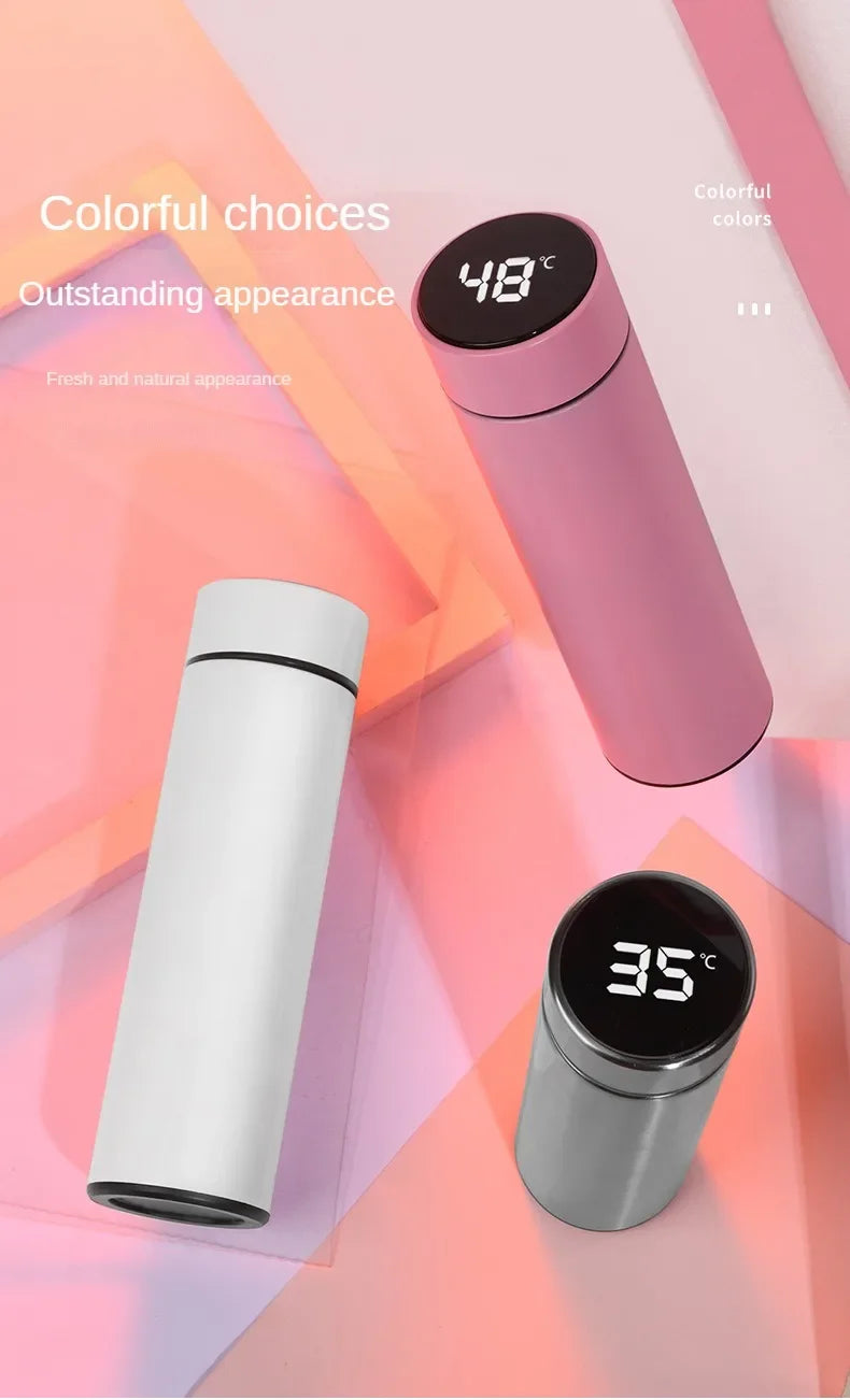 Digital Temperature Display Bottle