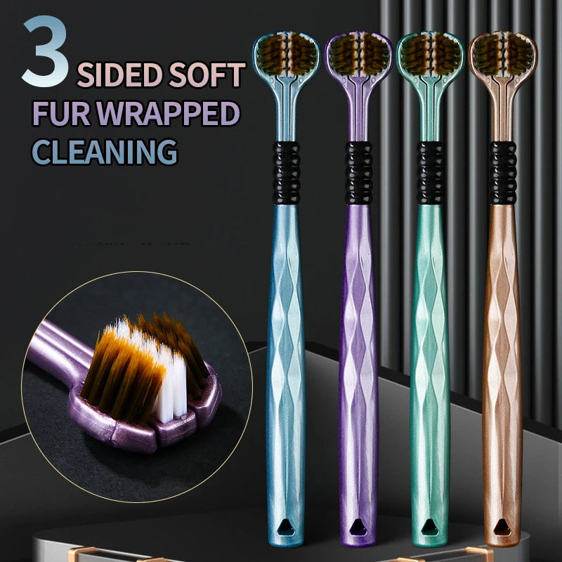 Sparkle Triple-Head Toothbrush