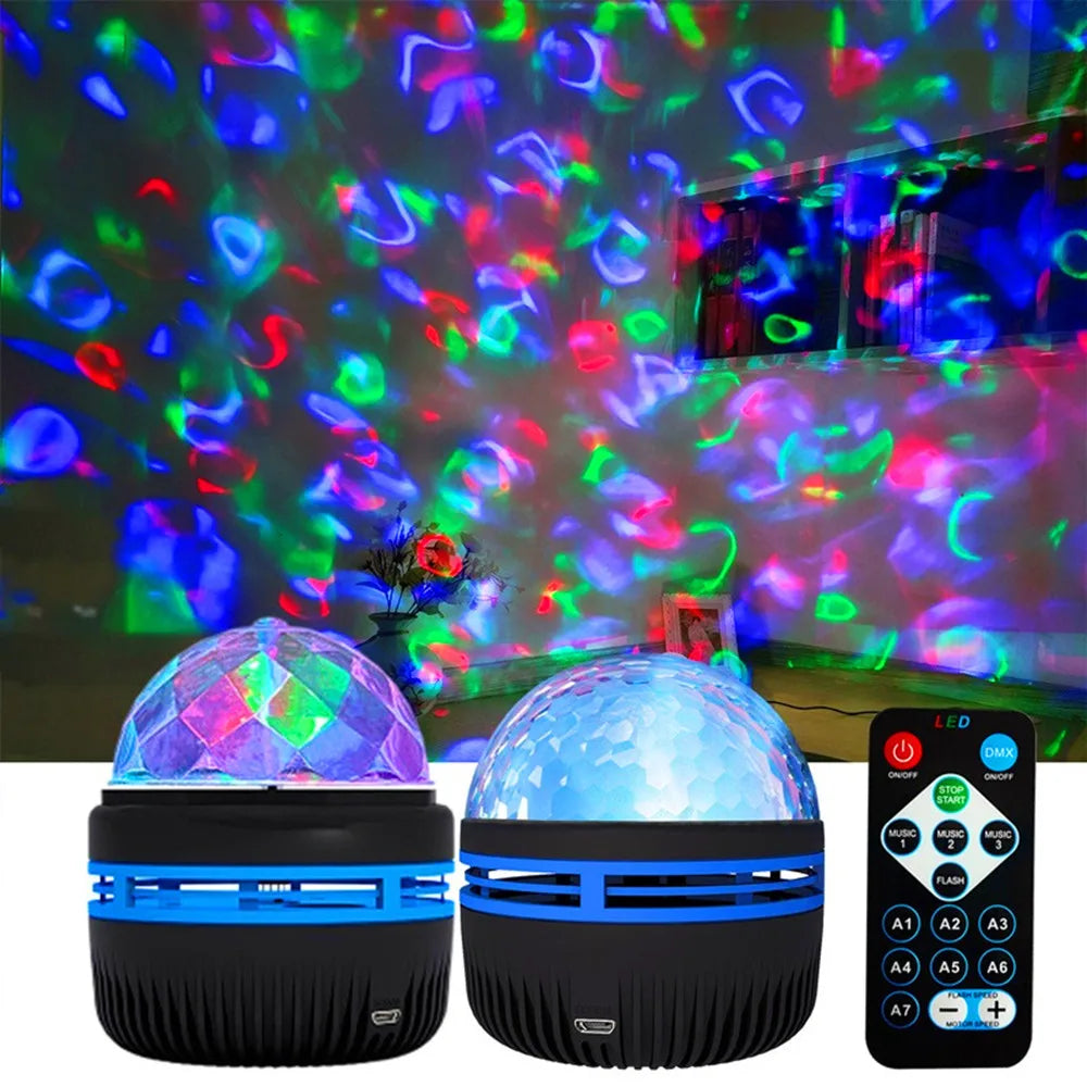 360° Rotating USB Galaxy Projector