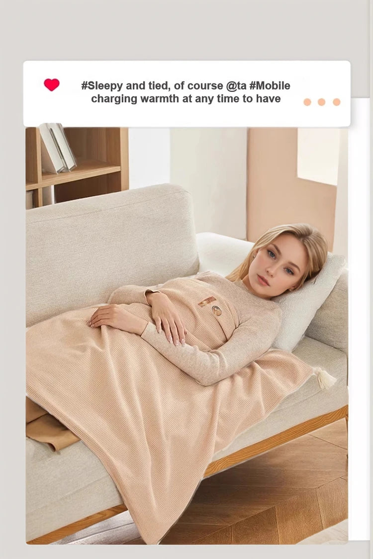 Wearable USB Electric Heated Blanket