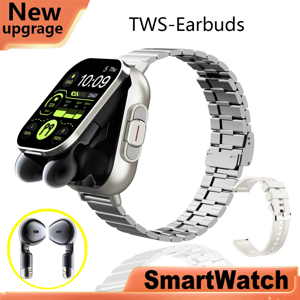 2 in 1 Smartwatch With Earbuds