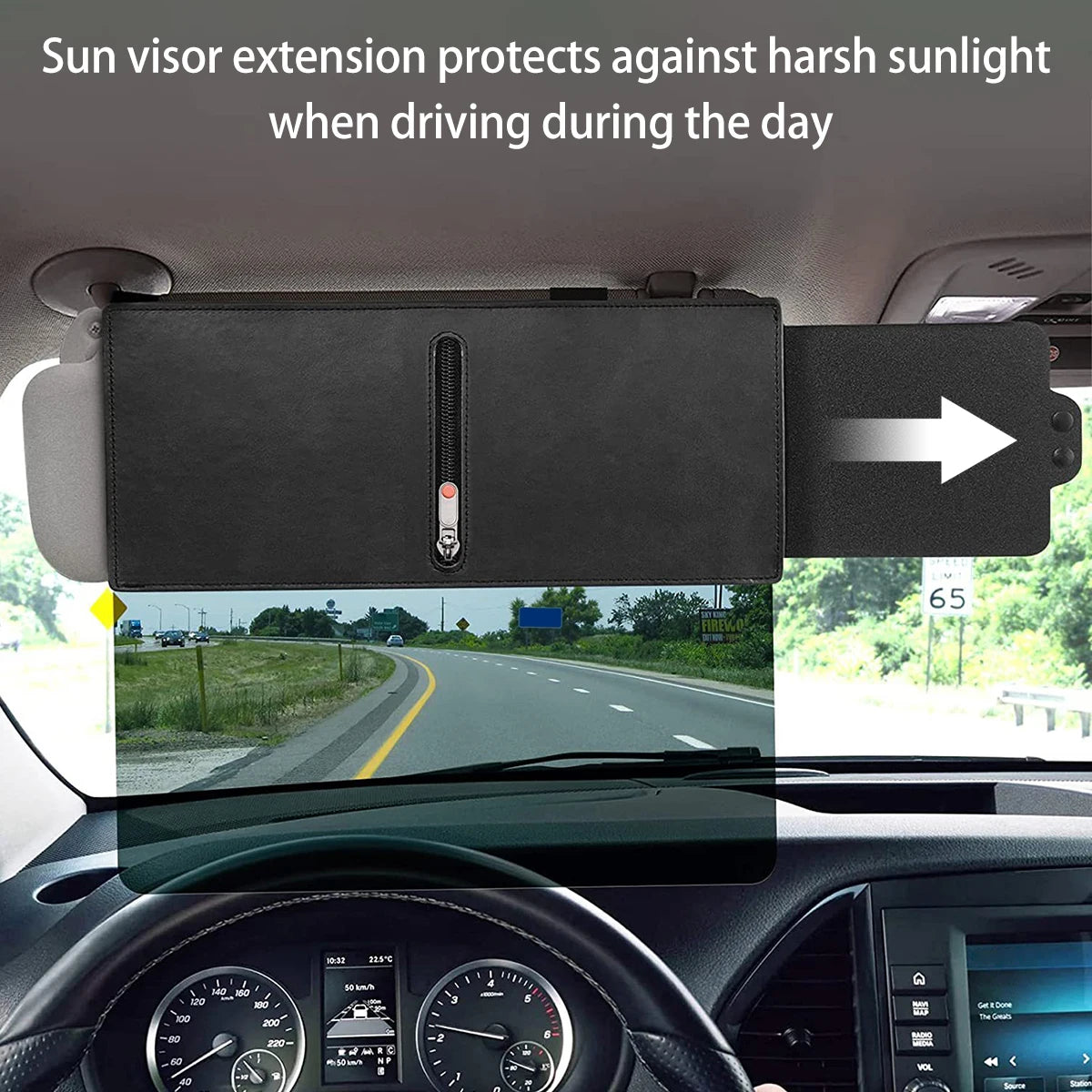 Polarized Anti-Glare Sun Visor