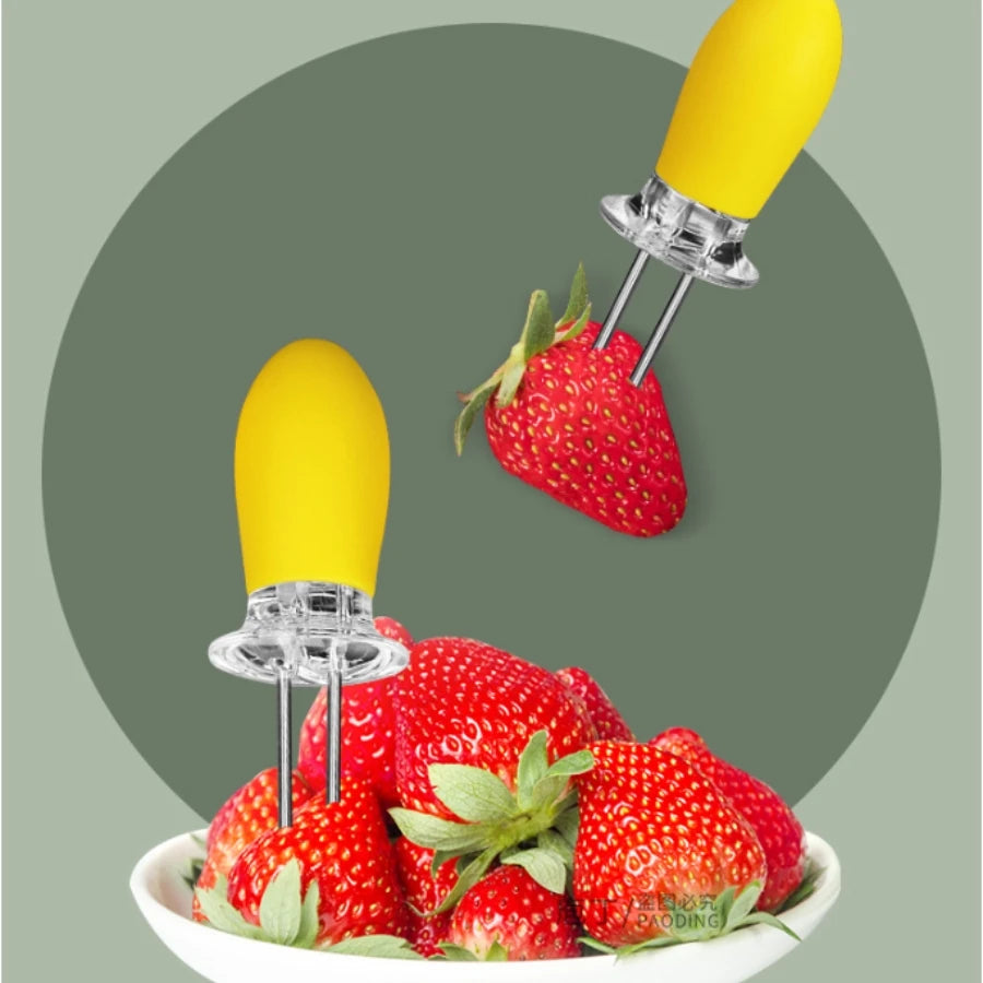 Stainless Steel Pin Corn Holders