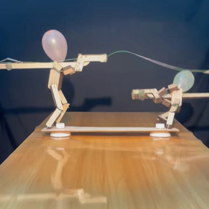 DIY Bamboo Man Balloon Popping Game