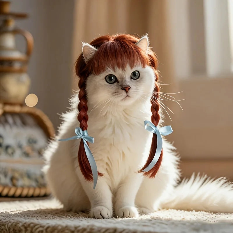 Pet Double Braid Wig