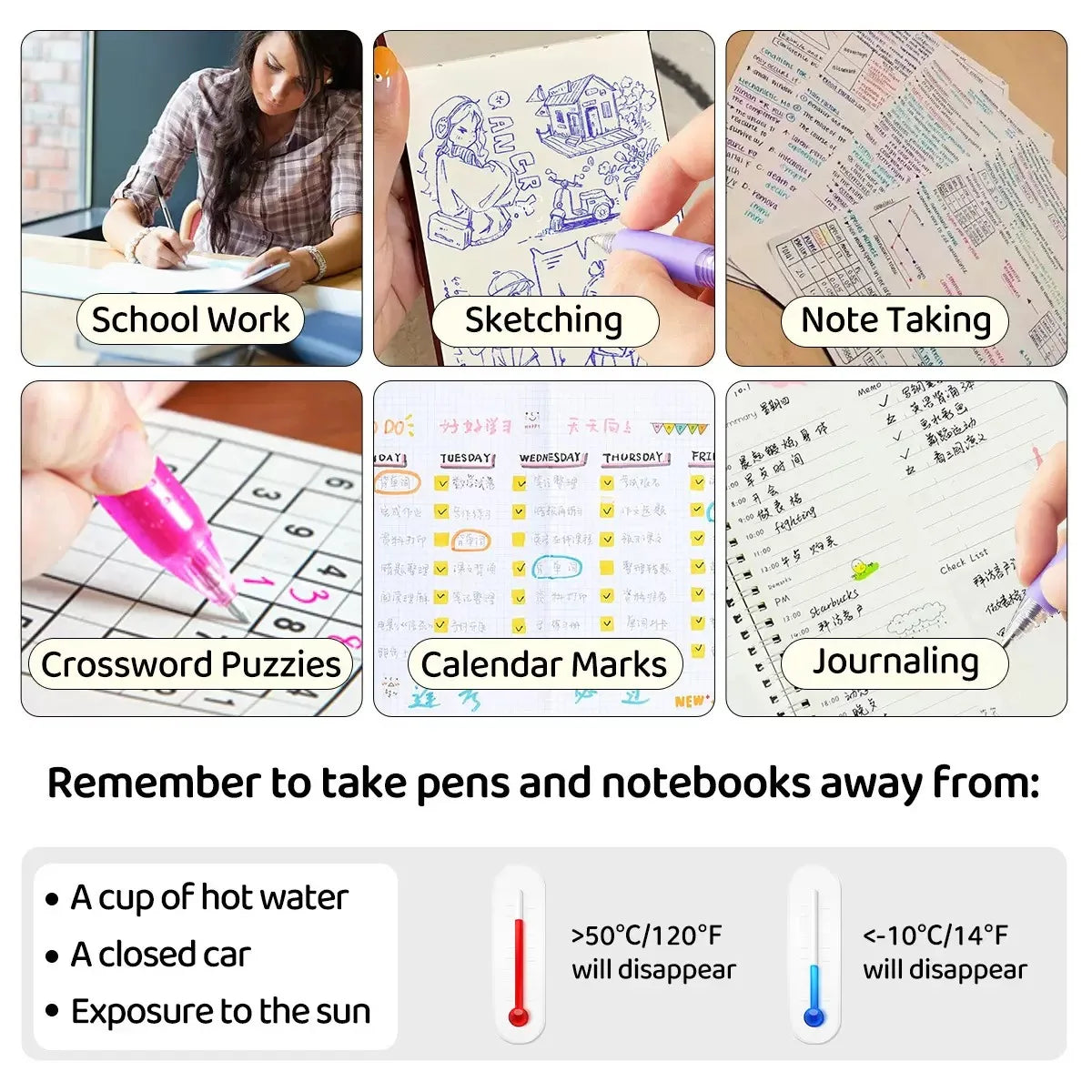 Erasable Gel Pens
