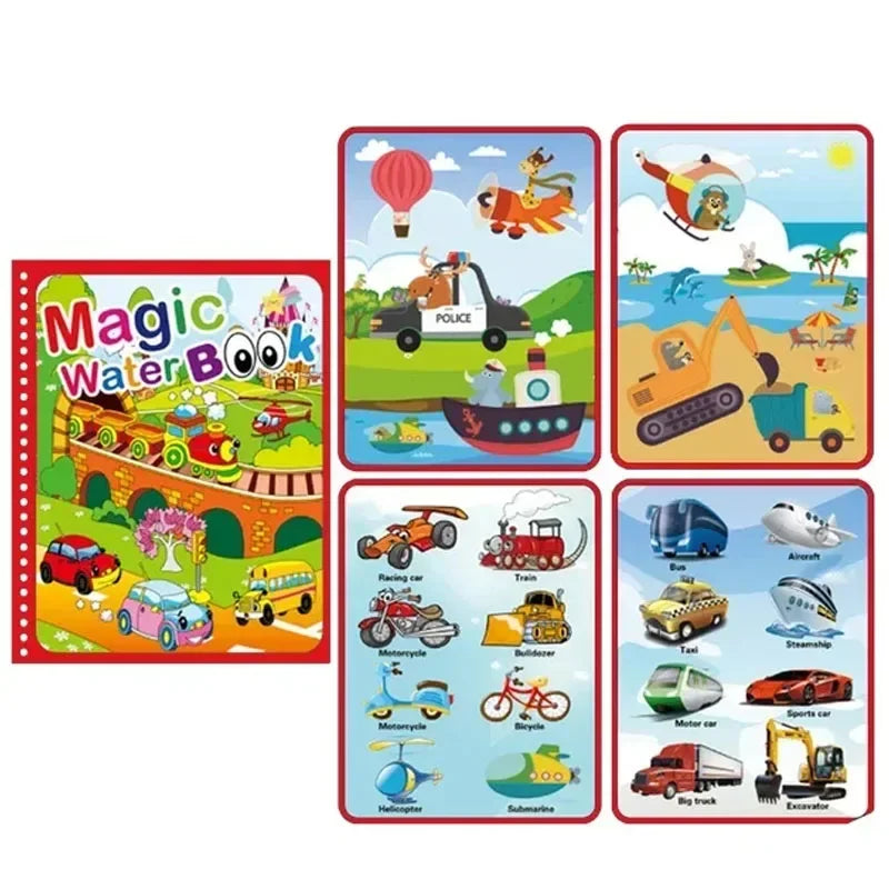 Kids Reusable Water coloring Book