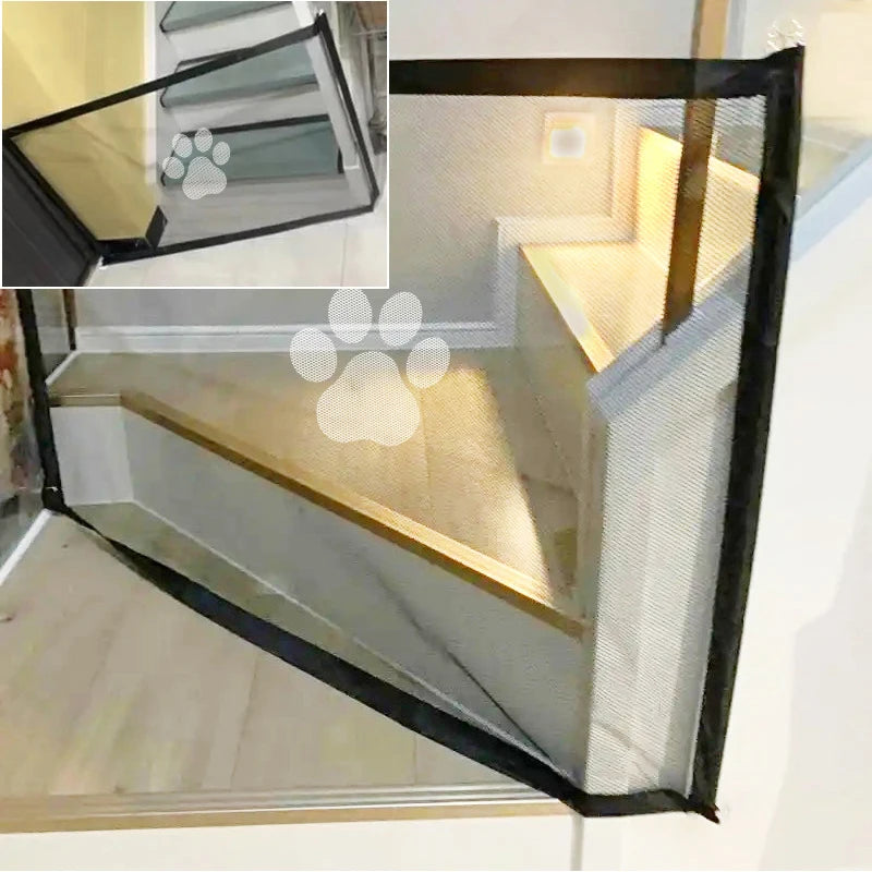 Retractable Mesh Safety Gate for Pets & Babies