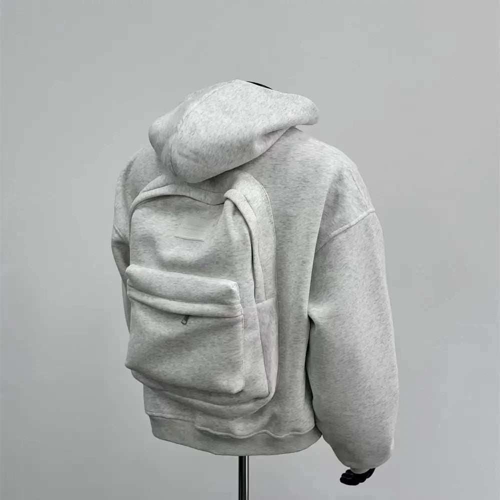 Backpack Style Hoodie