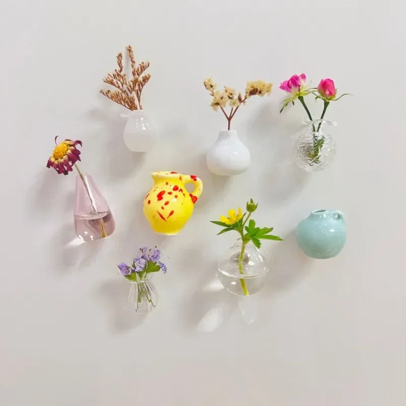 Mini Magnetic Vase Decor