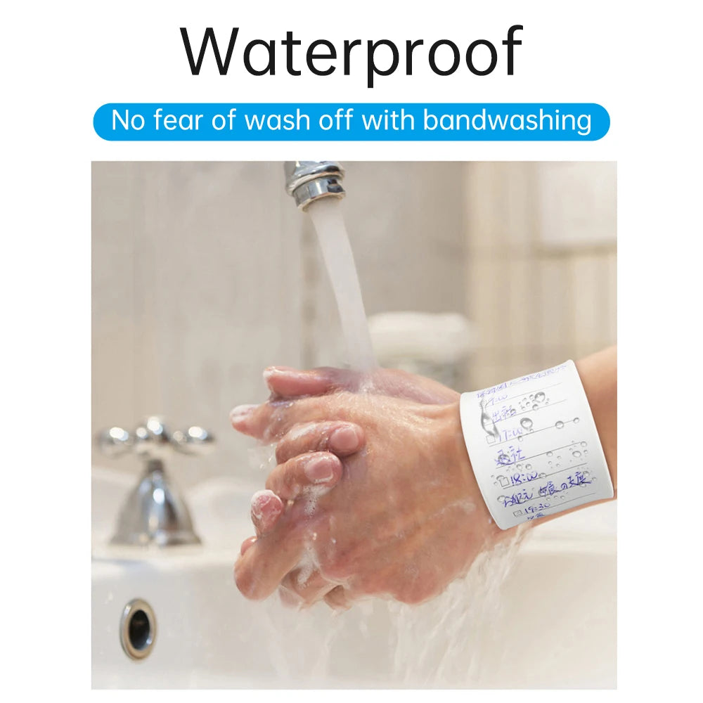 Multi-Functional Silicone Wrist Band Notepad