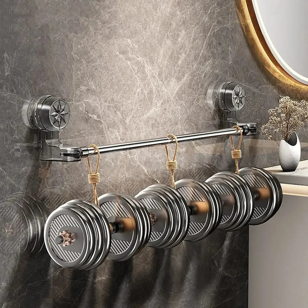 Expandable Suction Cup Wall Storage Rack