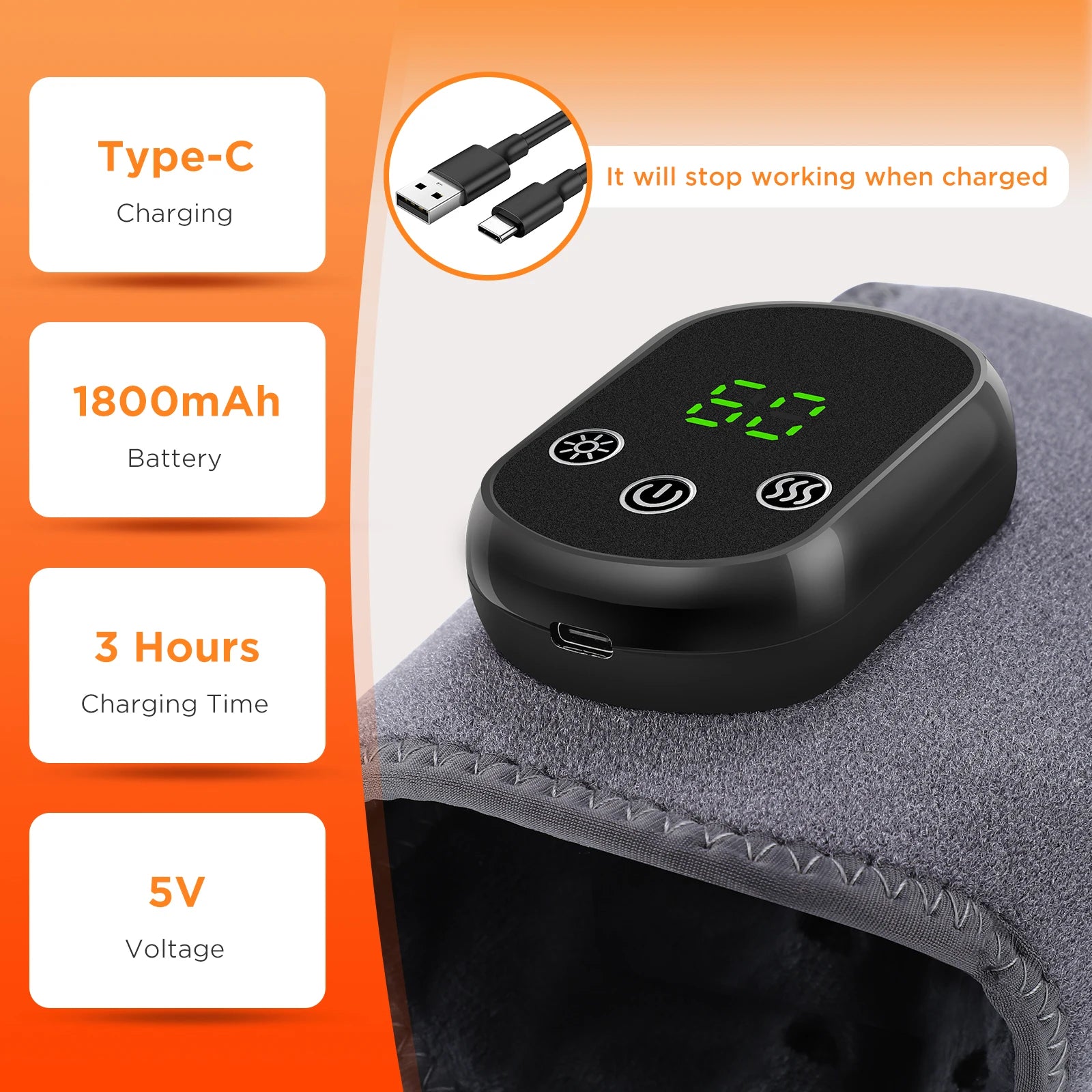 Infrared Hot Compress Massager