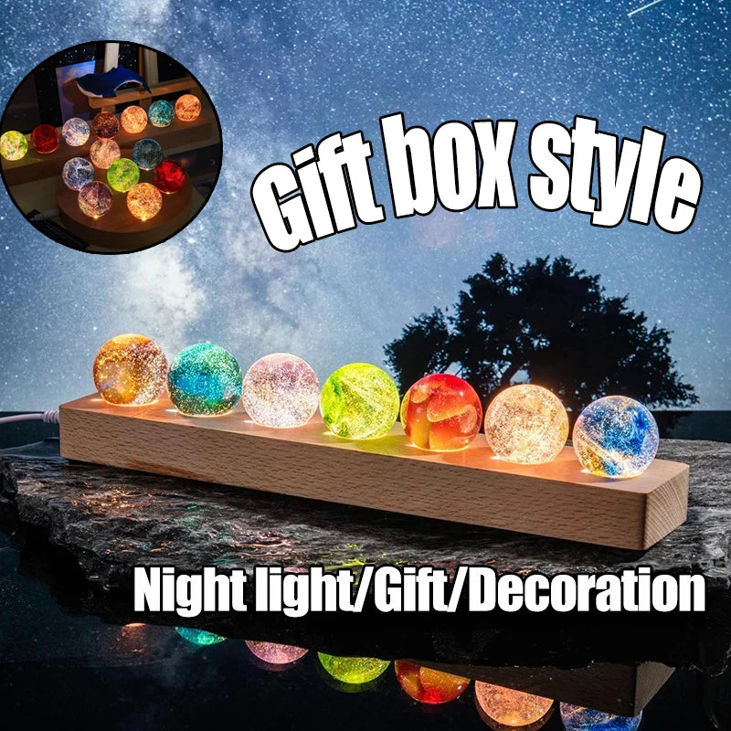 Crystal Cosmic Ball Night Light