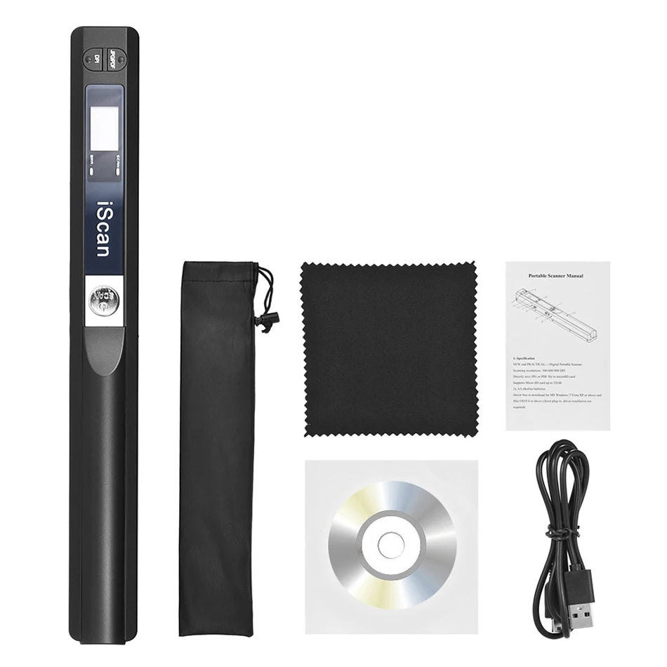 Handheld Portable A4 Document Scanner