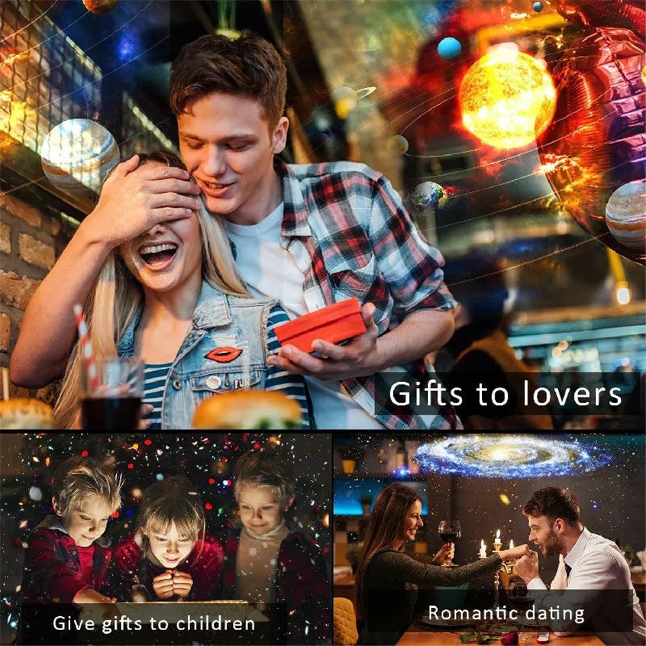 360° Rotate Planetarium Projector Night Lamp