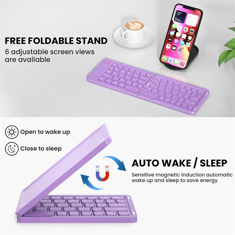 Foldable Bluetooth Keyboard