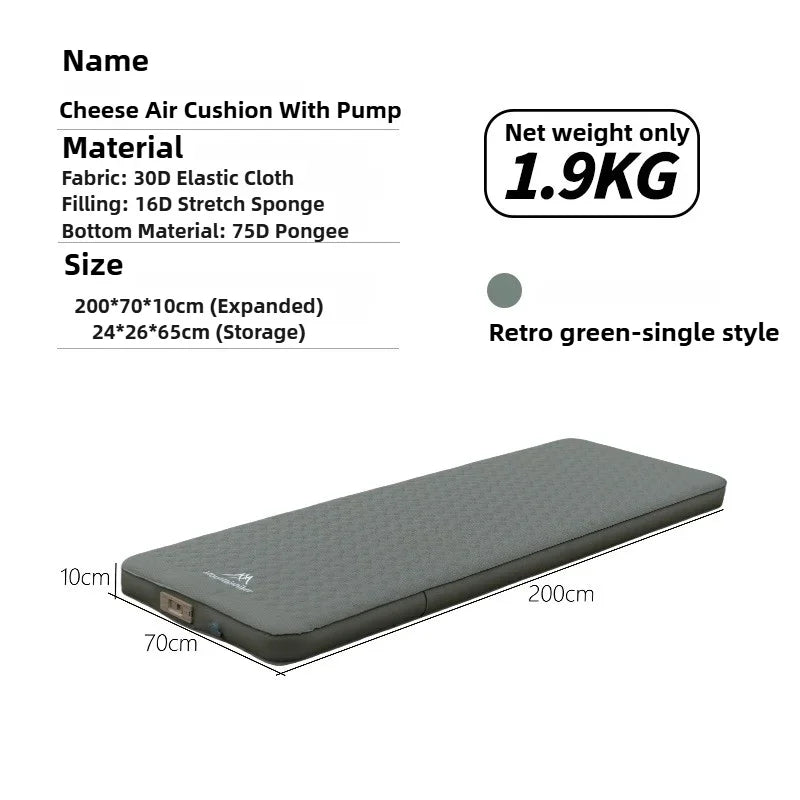 Compact Self-inflating Camping Bed