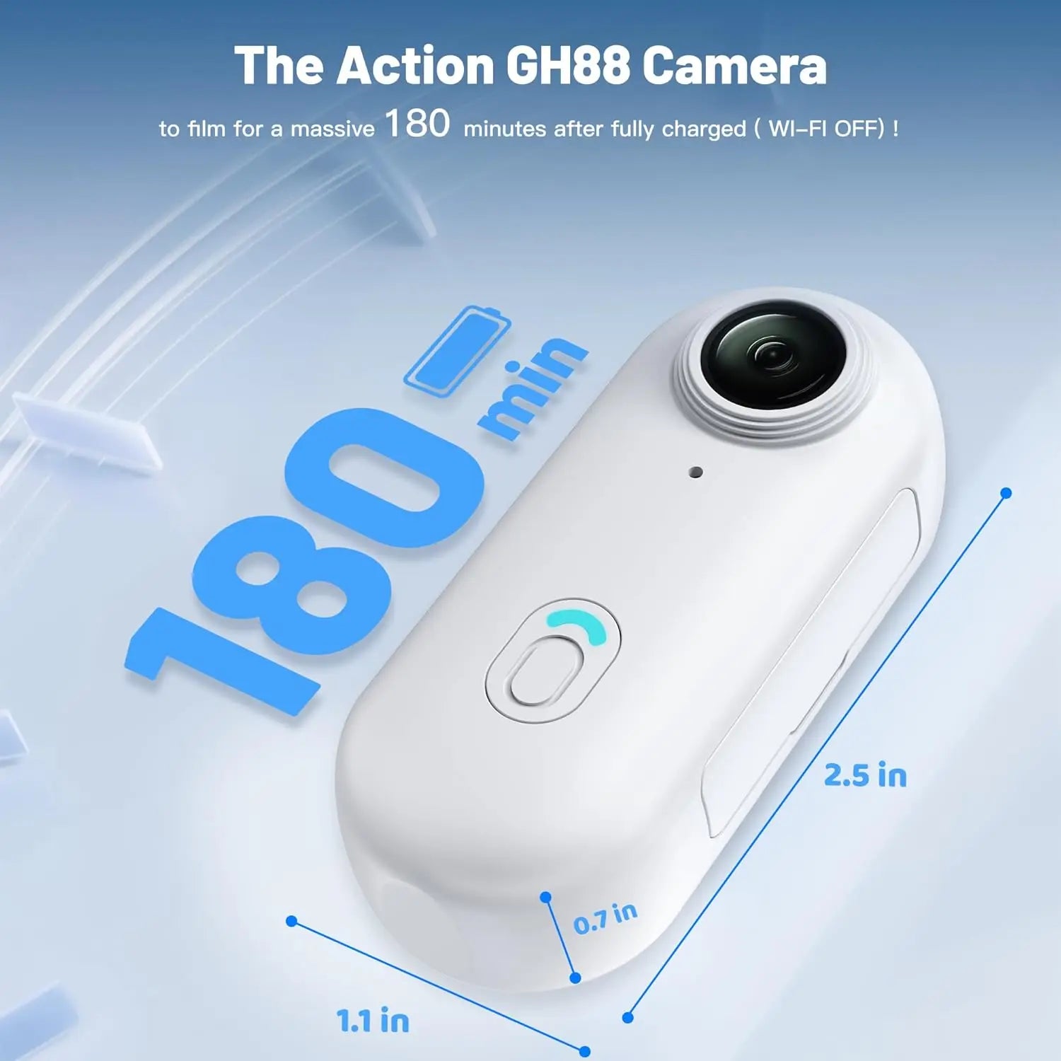 HD WiFi Wearable Action Body Cam