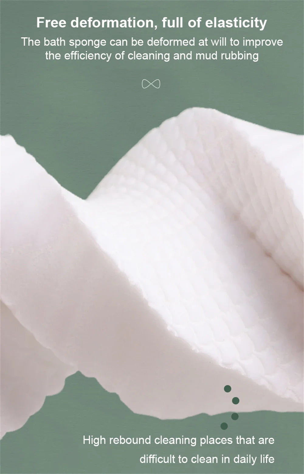 Exfoliating Bath Scrubbing Sponge