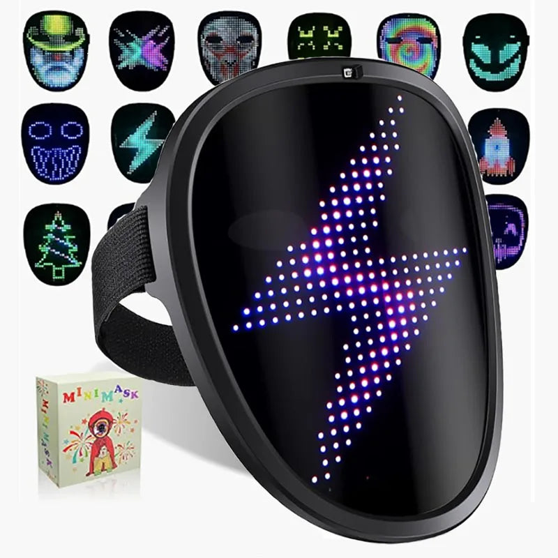 Smart Bluetooth LED Face Mask