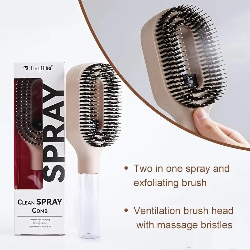 2-in-1 Multi-functional Spray Hair Brush