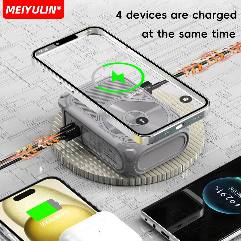 USB Portable Magnetic Wireless Power Bank