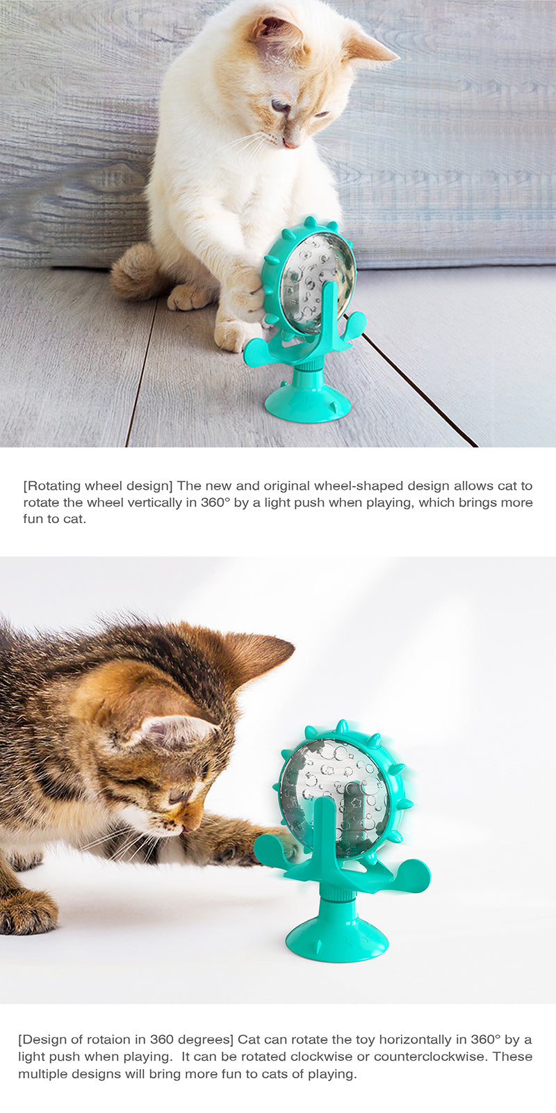 Interactive Pet Food Dispenser Toy