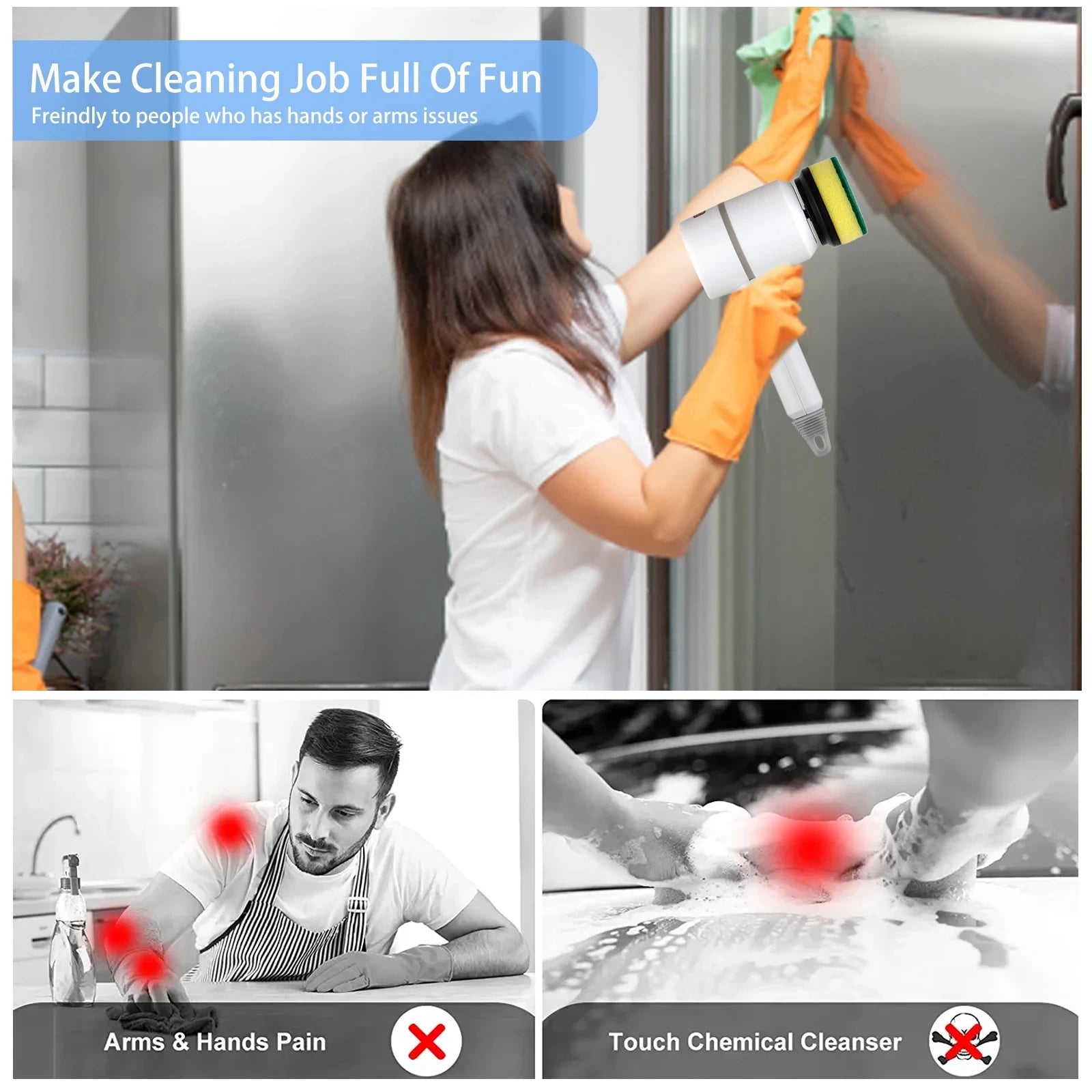 Multipurpose Electric Cleaning Brush