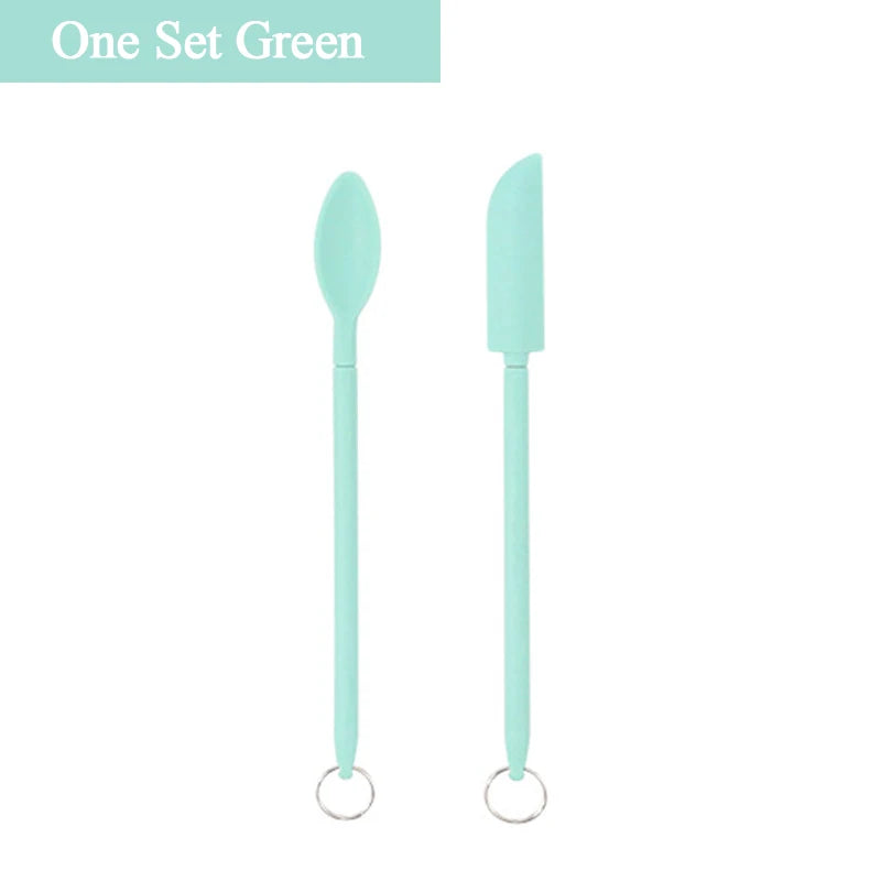 Retractable Silicone Scraper Spoon