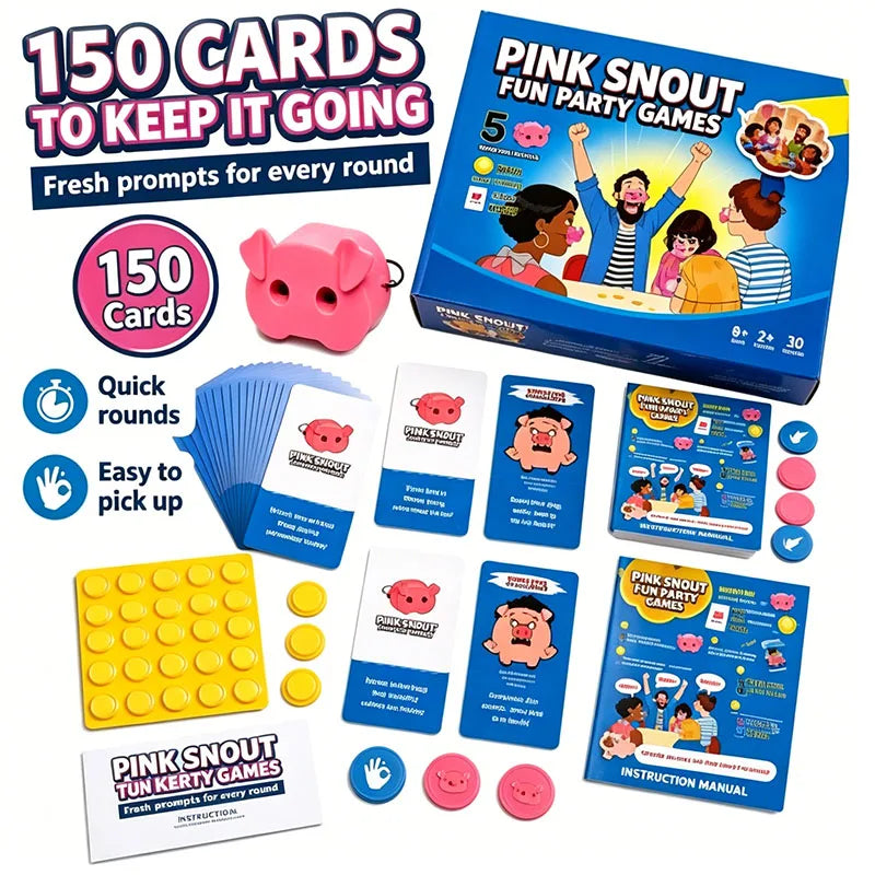 Fun Piggy Nose Challenges Game