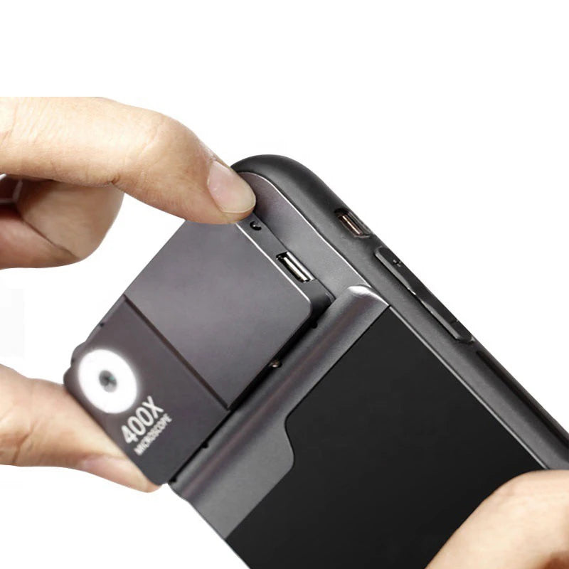 Multi-Functional 400X Microscope iPhone Case