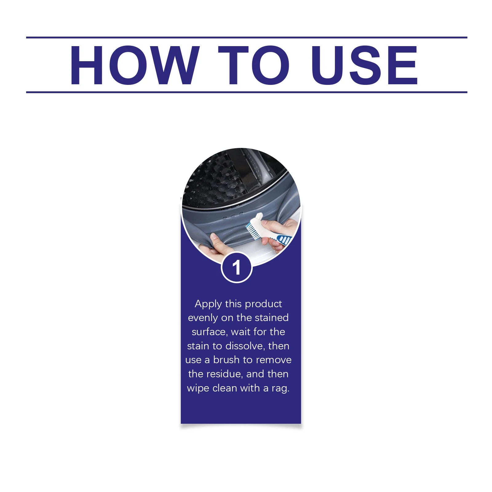 Mildew Stain Remover Gel