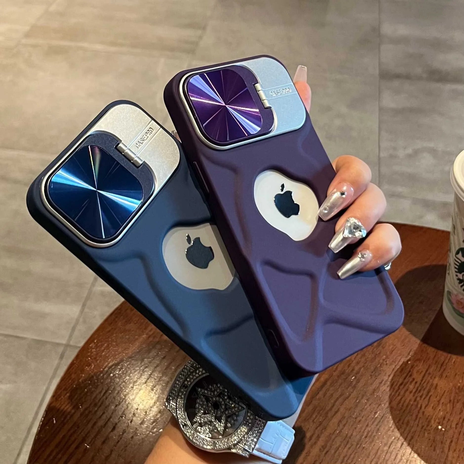 Magsafe Silicone Lens Flip IPhone Case