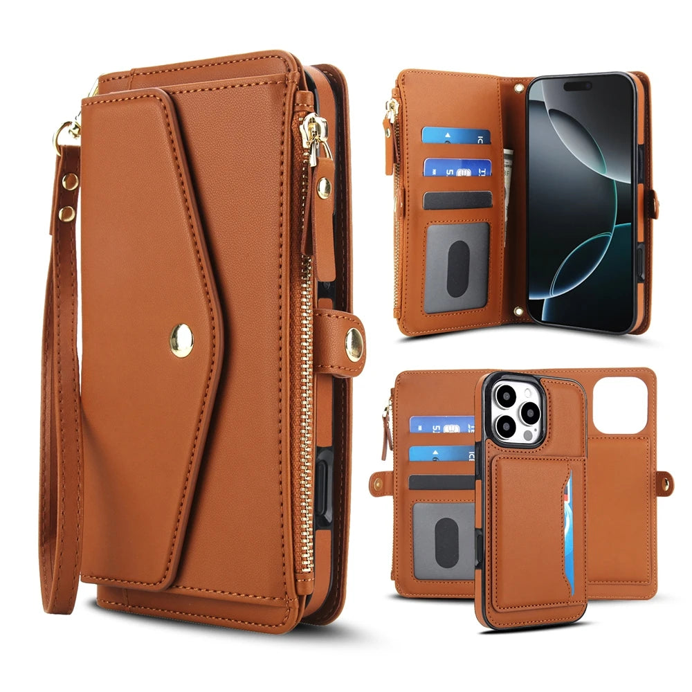 Multifunctional Lanyard Wallet Magsafe IPhone Case