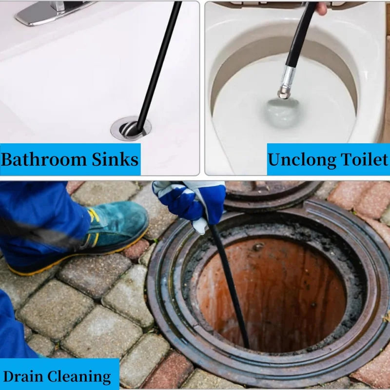 High Pressure Drainage Cleaning Kit