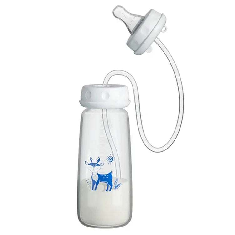 Hands Free Baby Feeding Bottle