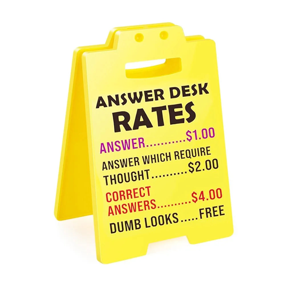 Multifunctional Funny Office Signboard