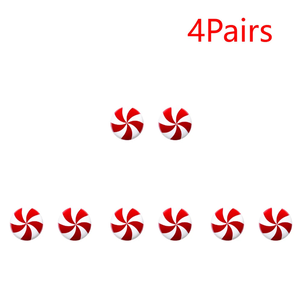 Christmas Candy Cane Knob Covers