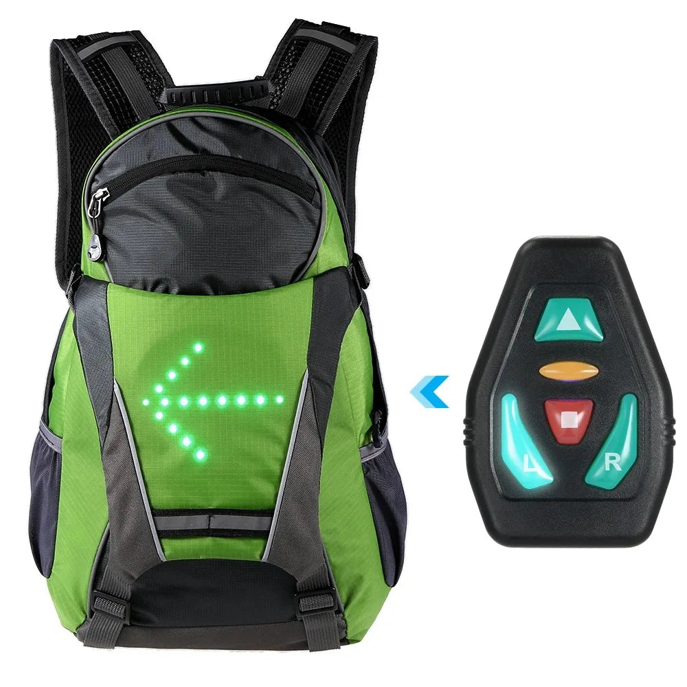 Bicycle LED Signal Riding Backpack