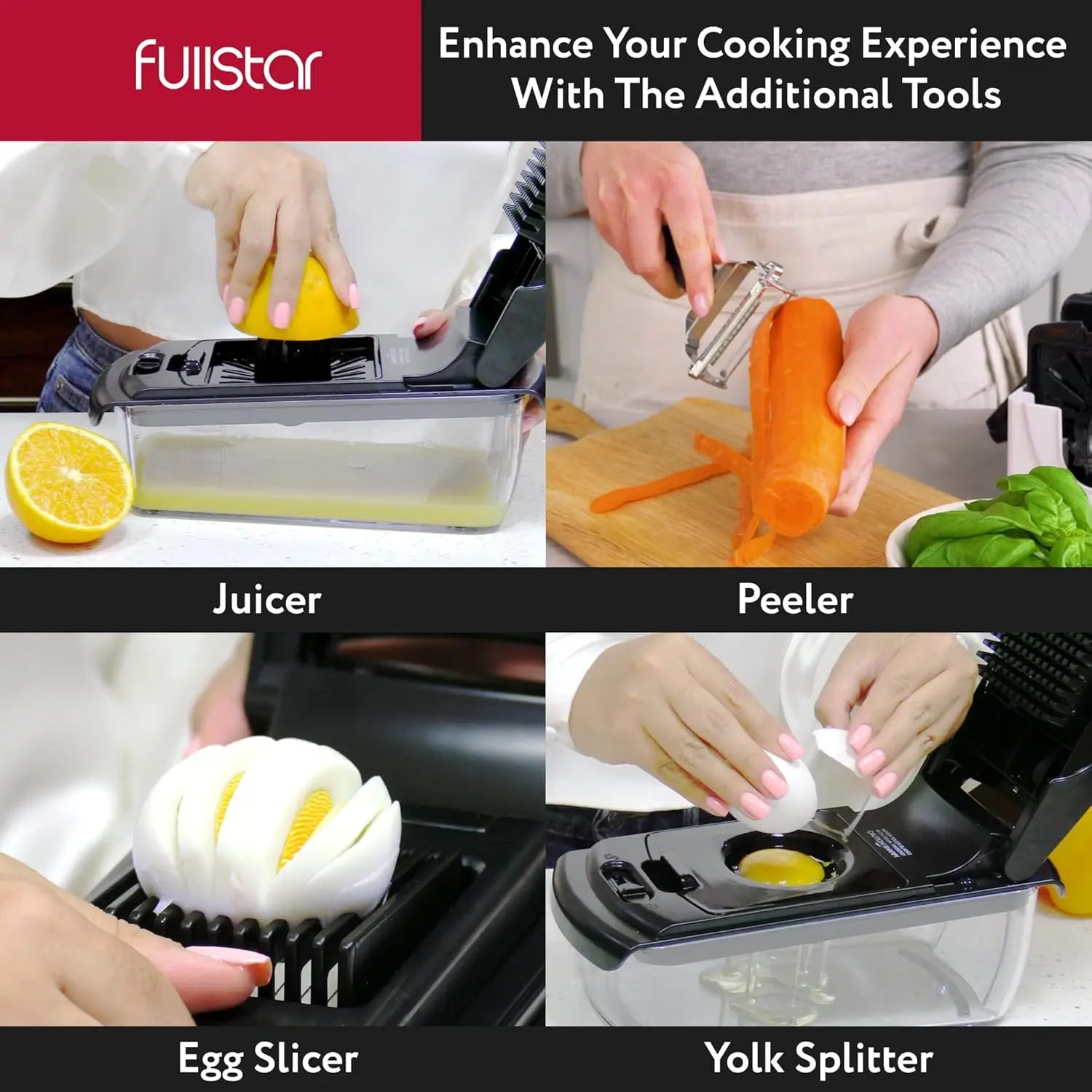 Multislicing Vegetable Chopper With Container