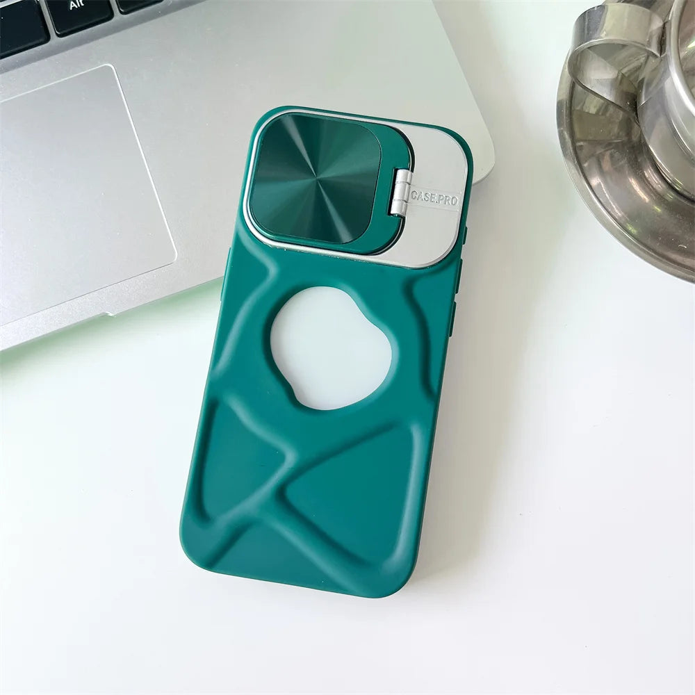 Magsafe Silicone Lens Flip IPhone Case