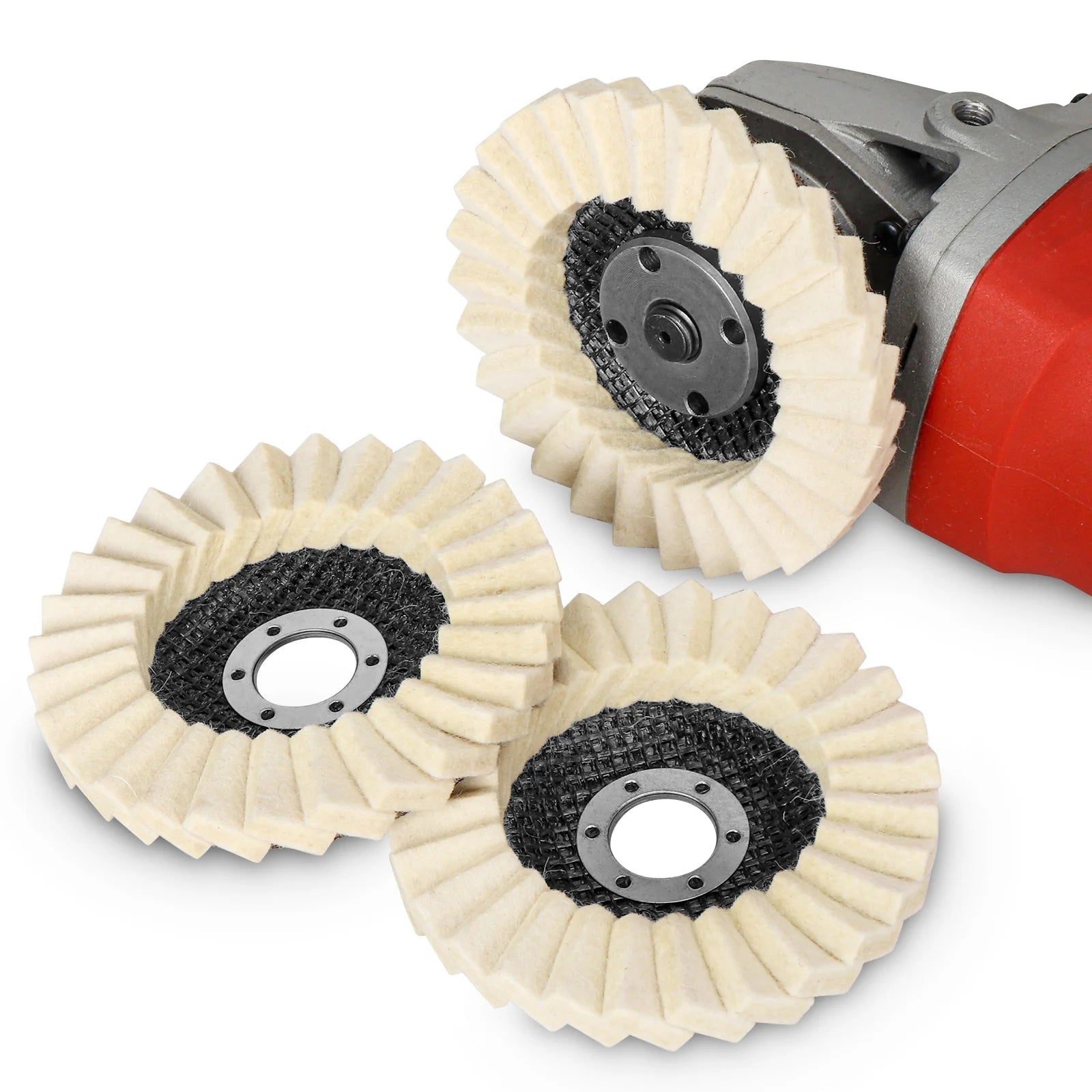 3pcs Wool Wheel Polishing Disc