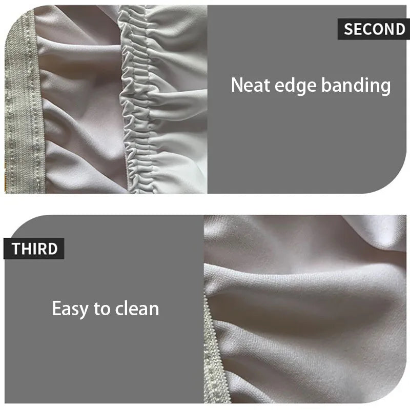 Elastic Waterproof Round Table Cover